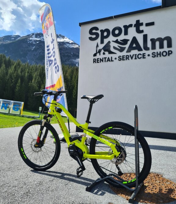 Kinder E-Bike Verleih Berwang Tirol